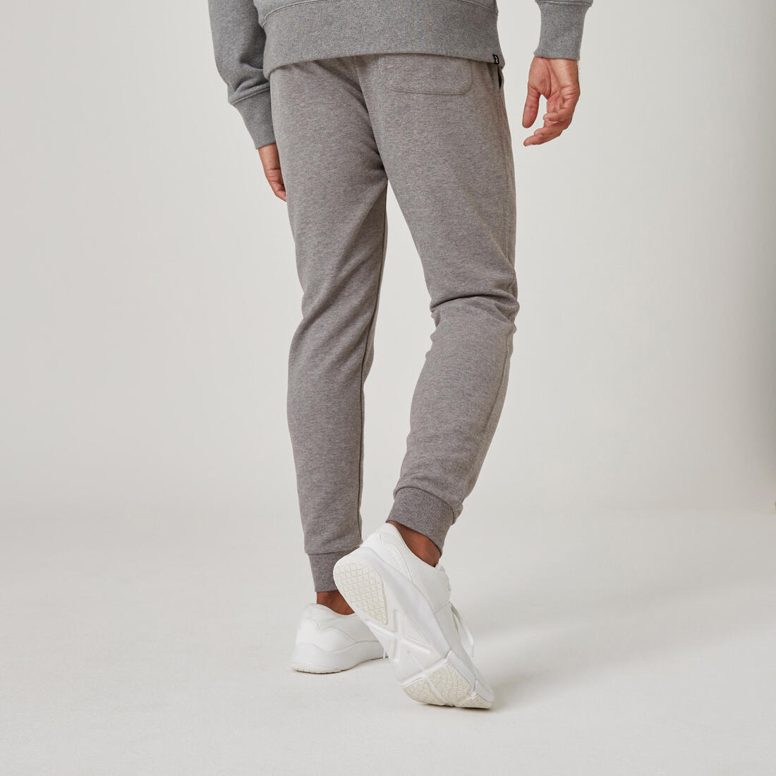 Pantalon jogging slim Fitness Homme - 500 Gris foncé