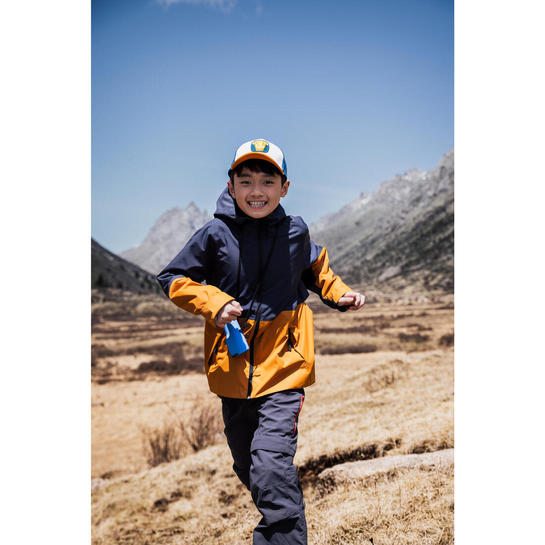 Veste imperméable de randonnée enfant 7-15 ans, MH500 girs