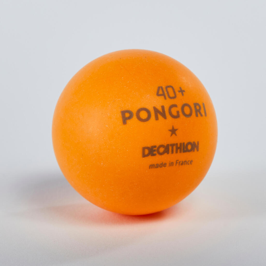 Balles de tennis de table ttb 100 1* 40+ x6 orange (fabriquée en france)