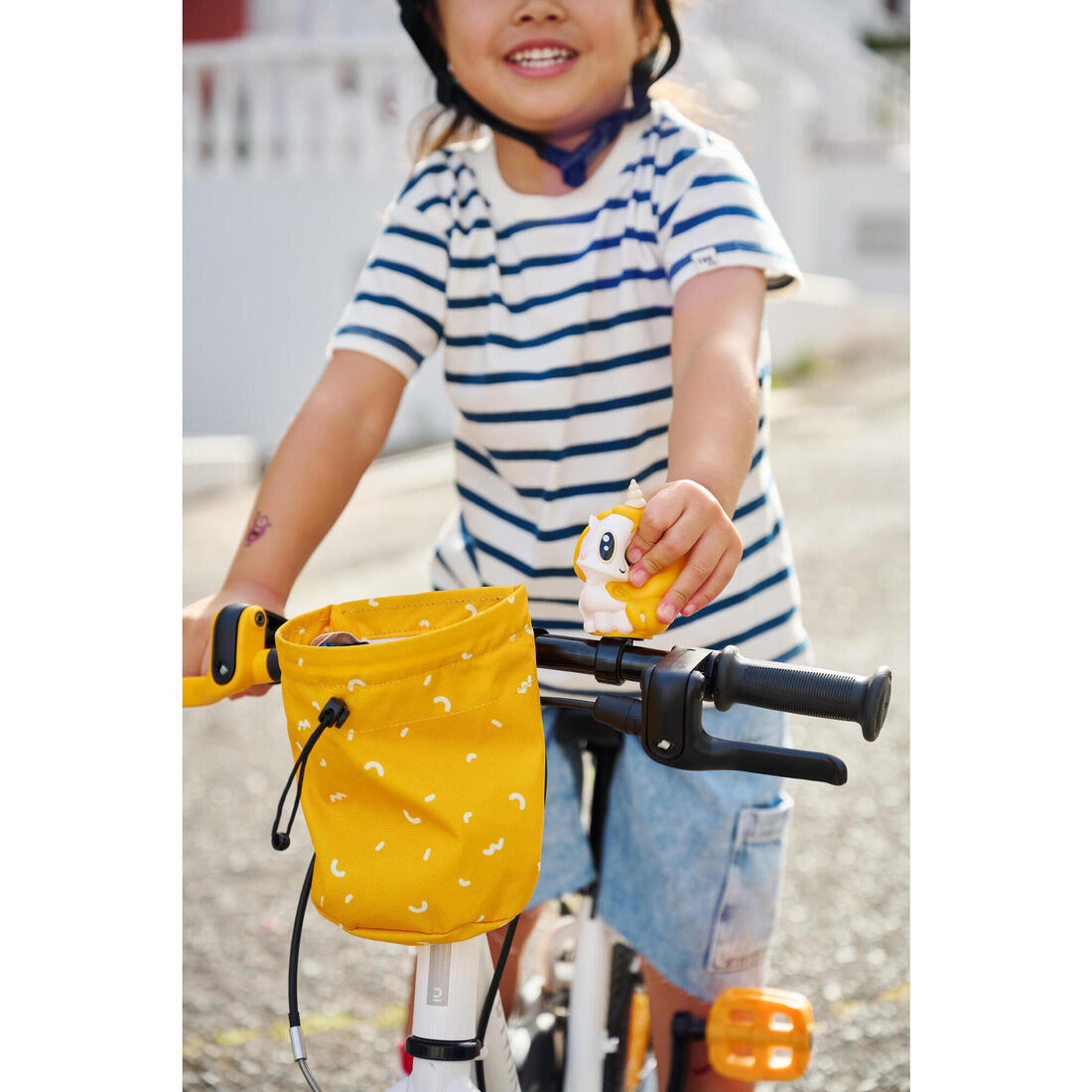 KLAXON VELO ENFANT LICORNE BLANCHE