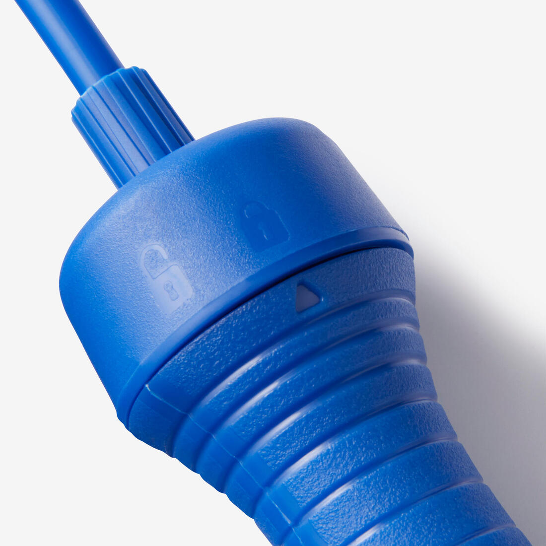 Corde à sauter avec poignées en gomme - Longueur ajustable 3m - Bleu foncé