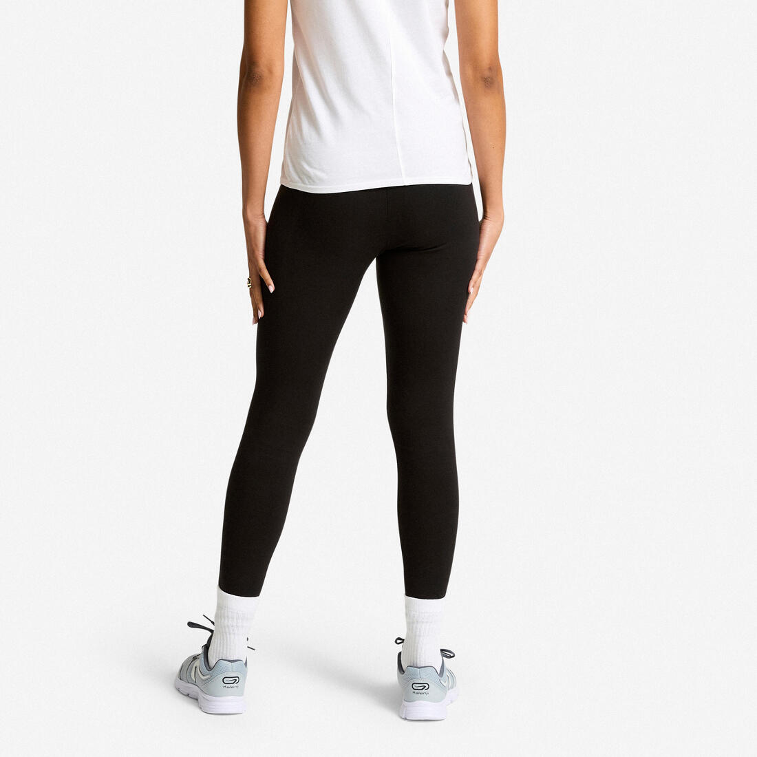 Legging de sport classique en coton et extensible femme