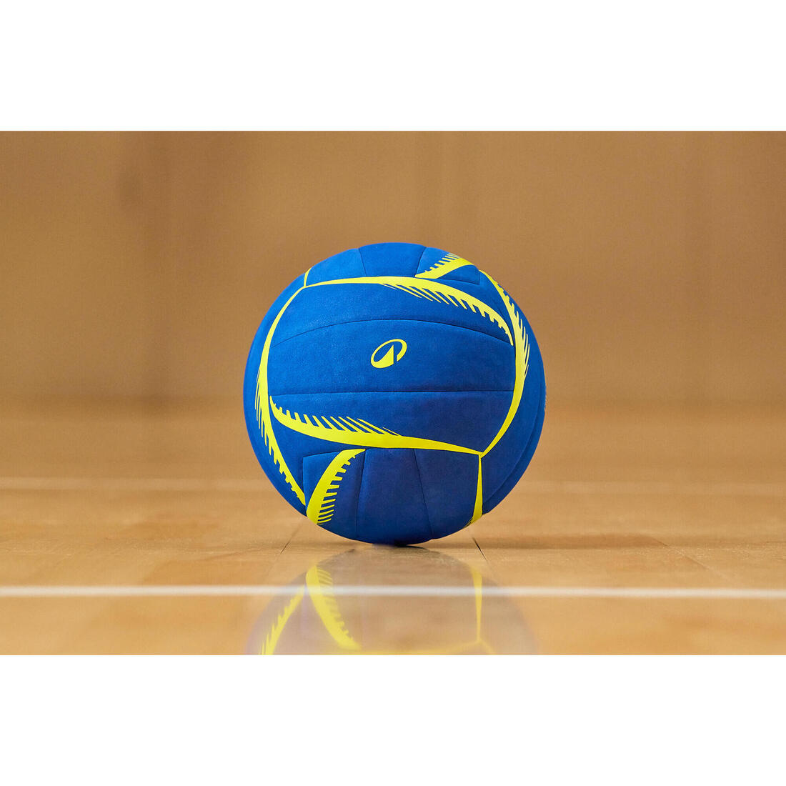 Ballon de volley-ball - vb500 soft 230/250 g bleu et jaune