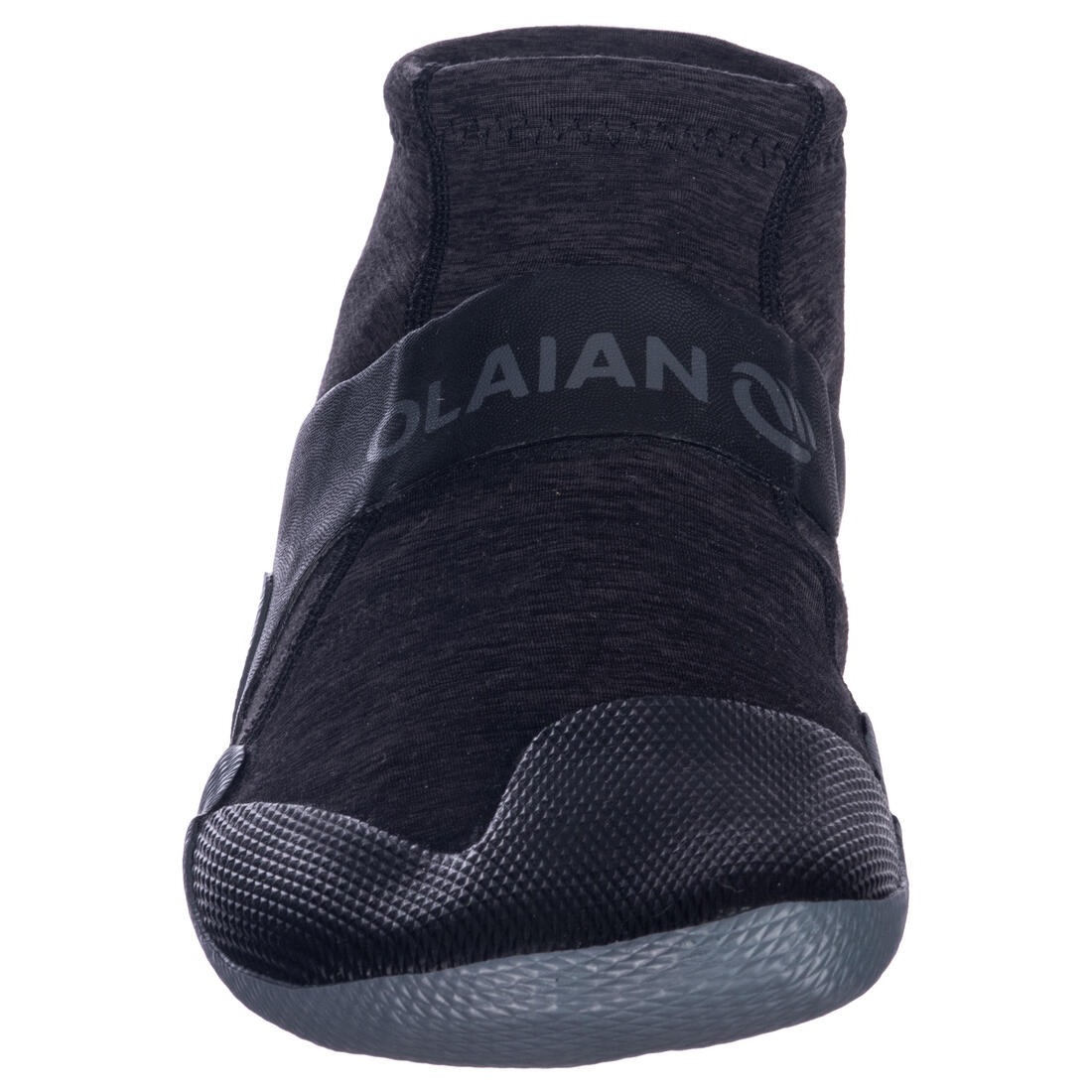 Chaussons bas surf 500 néoprène 2mm gris noir
