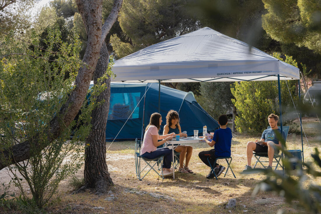 Abri de camping - Arpenaz Fresh Instant Canopy - 8 Personnes