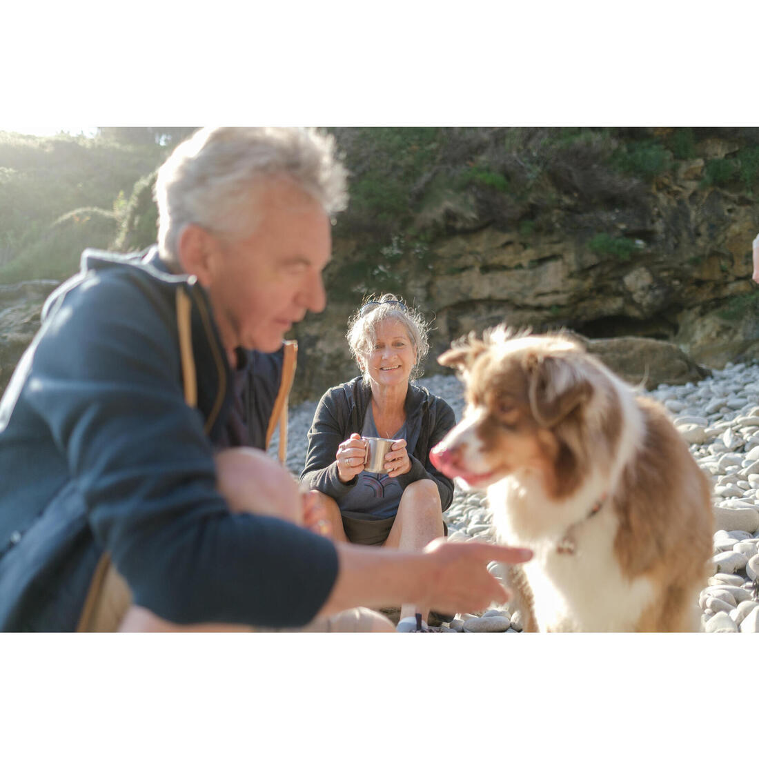 Tasse 500 acier inox 0,4L, pour la randonnée et le camping.