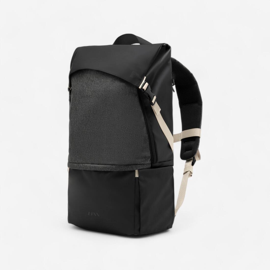 Sac à dos multi poches 25L, noir et