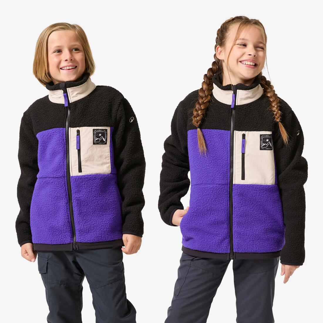 Veste polaire sherpa chaude enfant 7-15 ans, NH 900
