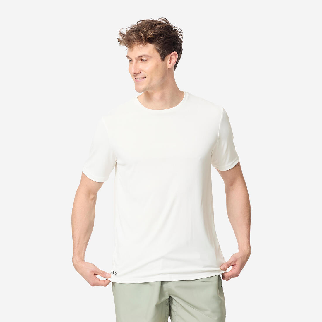 Water tee shirt top anti uv surf manches courtes homme