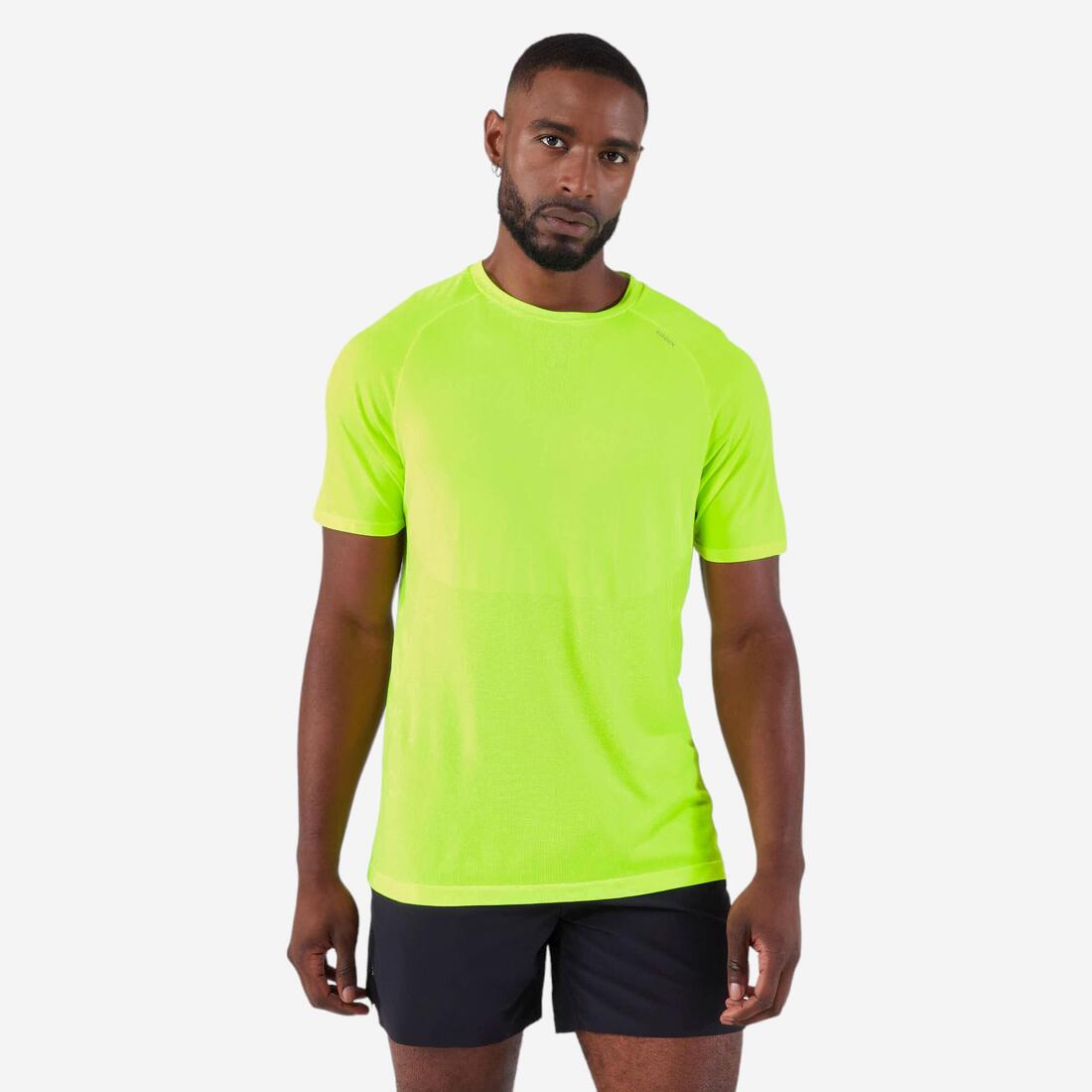 T-shirt de running sans coutures homme - kiprun run 500 confort