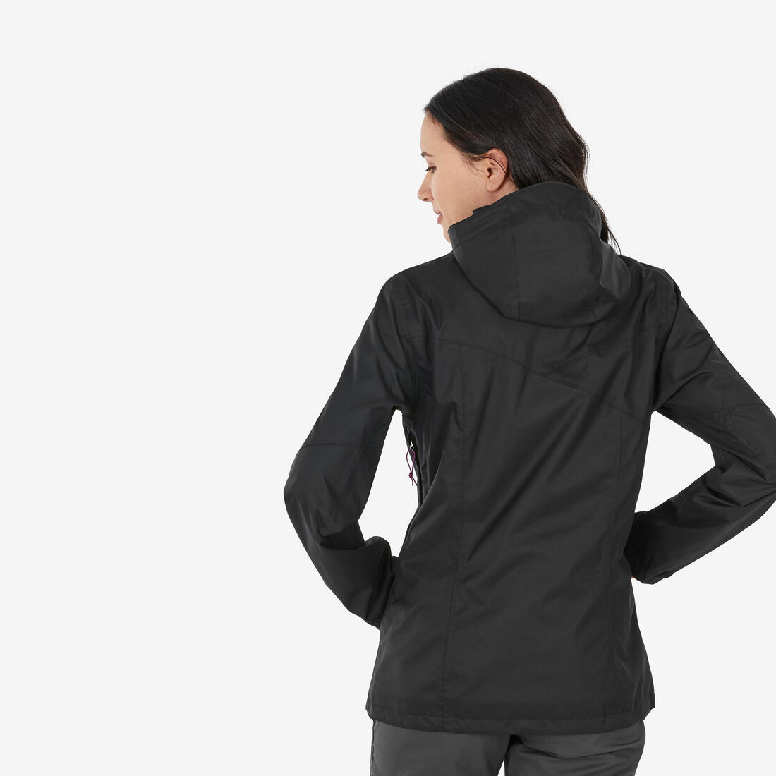 Veste de randonnée imperméable femme, MH100