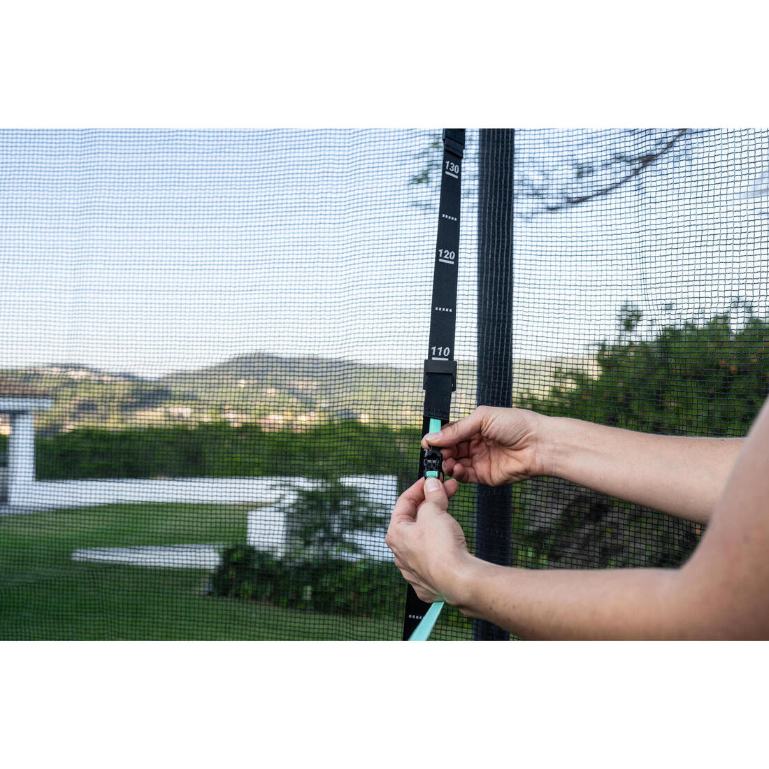 Jeu de trampoline, Elastique de saut en hauteur
