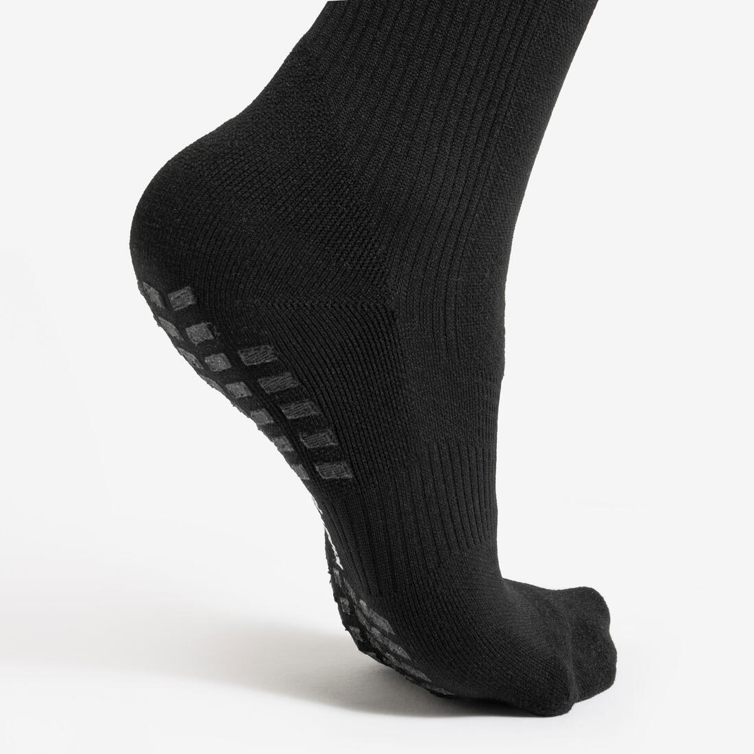 CHAUSSETTES DE FOOTBALL ADULTE MONTANTES ET ADHERENTES VIRALTO II NOIRE