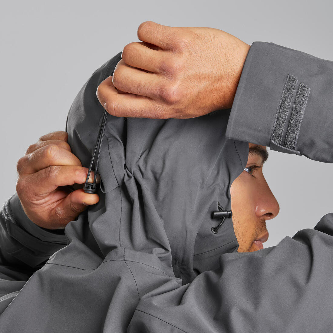Veste légère imperméable de randonnée - mh500 - homme