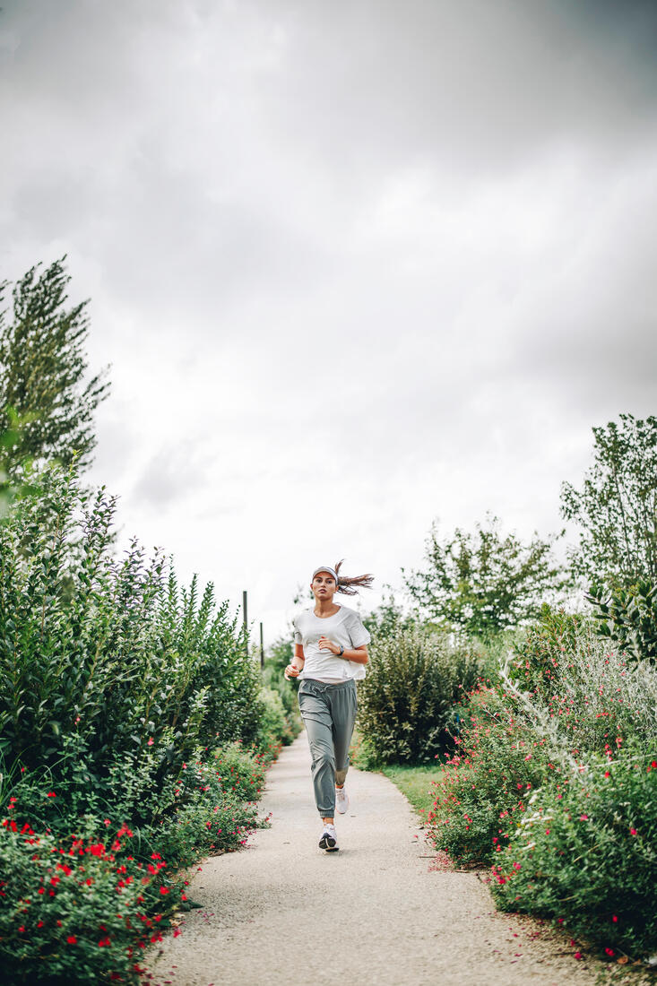 Pantalon de jogging running respirant femme - kiprun run 500 dry