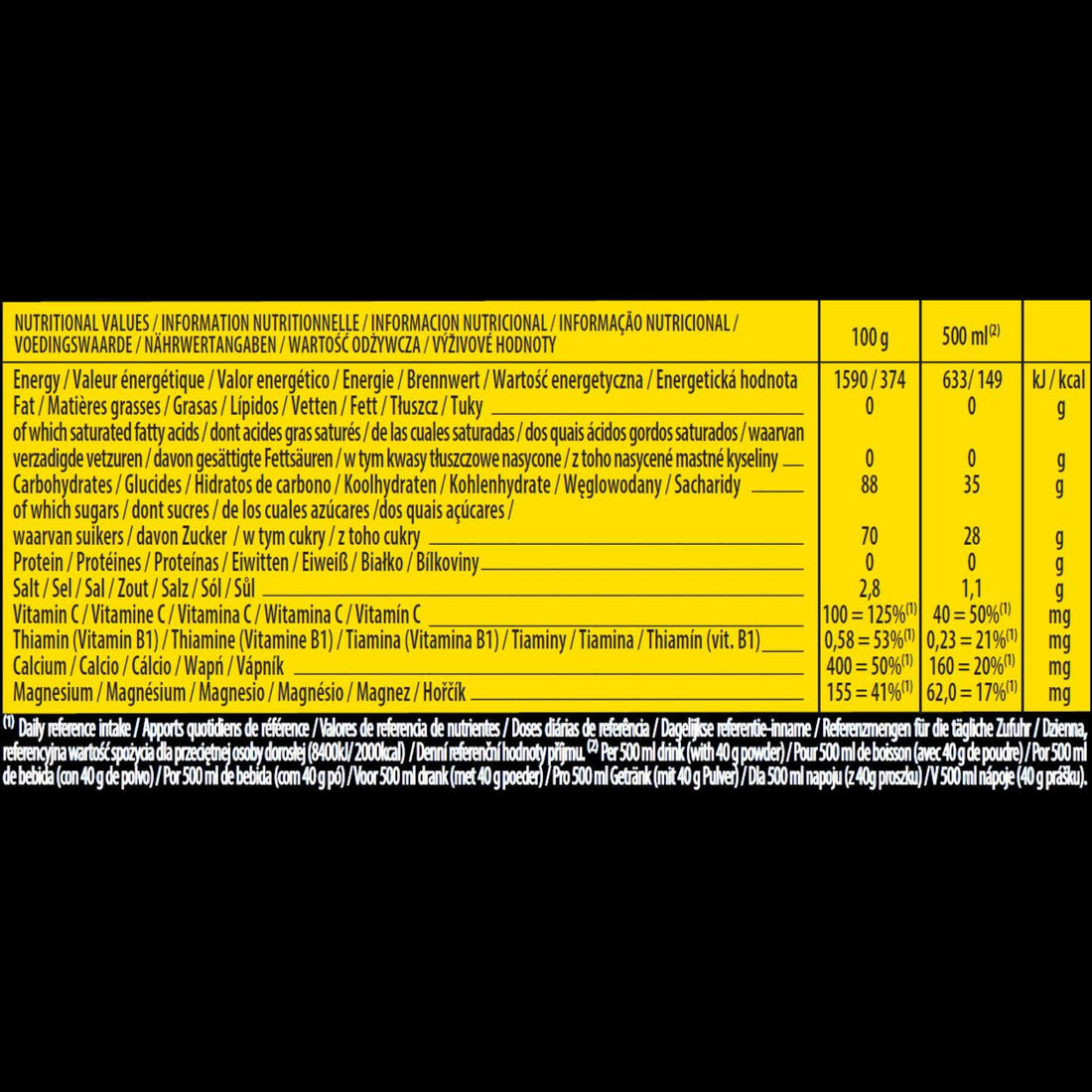 Pack boisson isotonique citron 560g et pâtes de fruits fraise 10 x 10g
