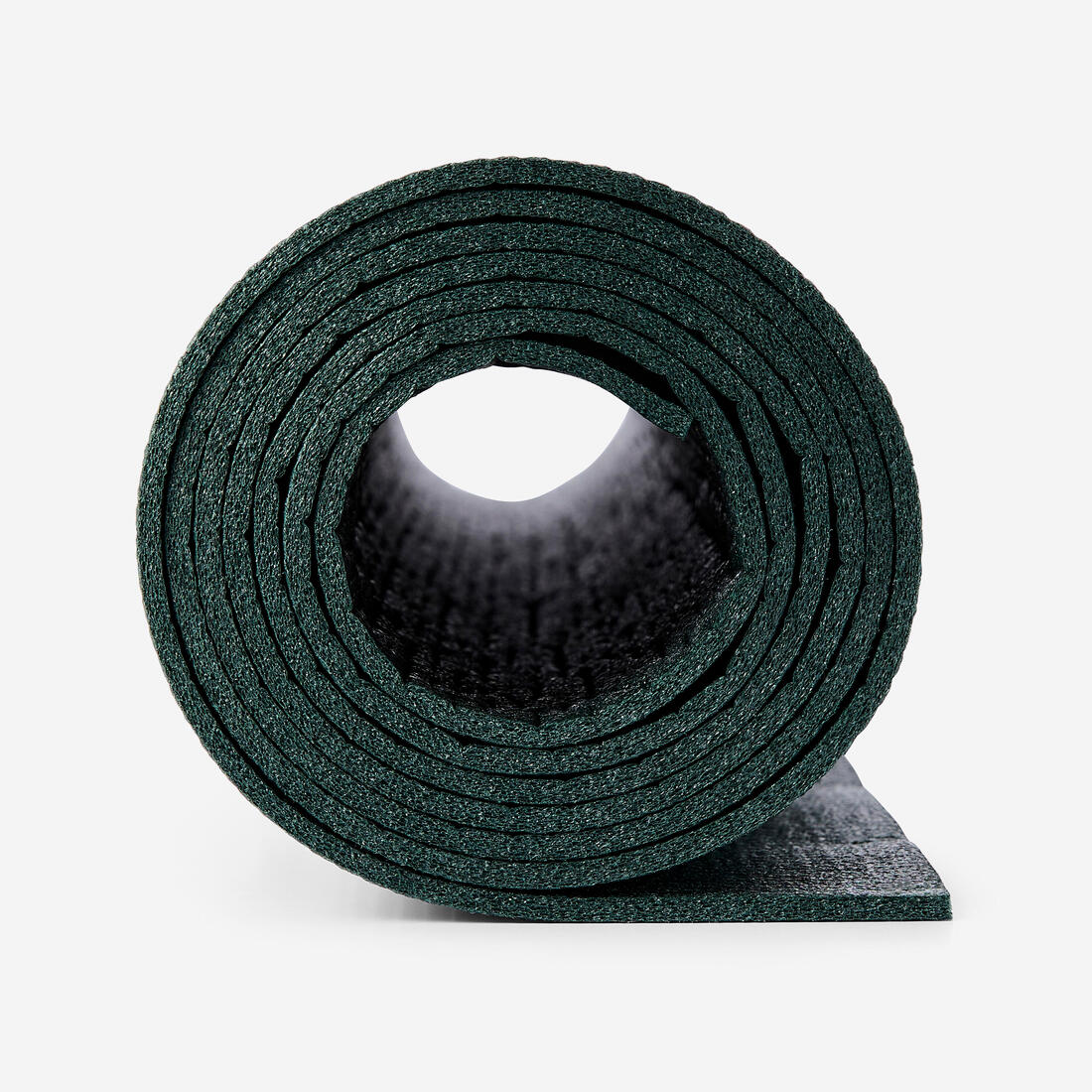 Tapis de yoga doux épaisseur 4mm, vert fonce