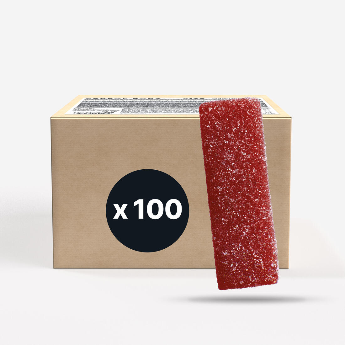 PATE DE FRUITS ÉNERGÉTIQUE FRAISE CRANBERRIES ACEROLA 100X25G