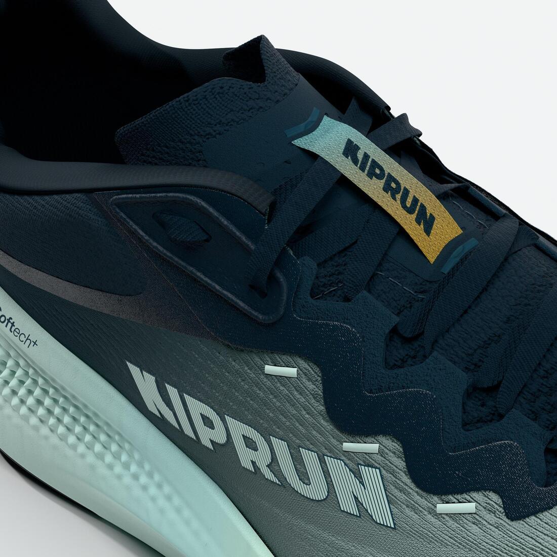 Chaussures de running route homme, Kiprun Kipride Max gris et