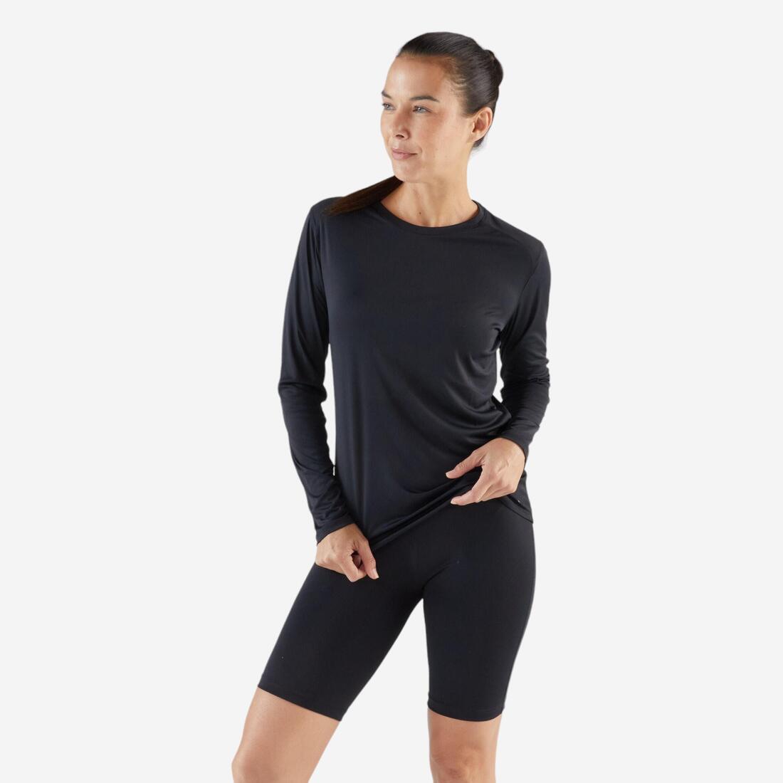 T-shirt manches longues running femme - sun protect
