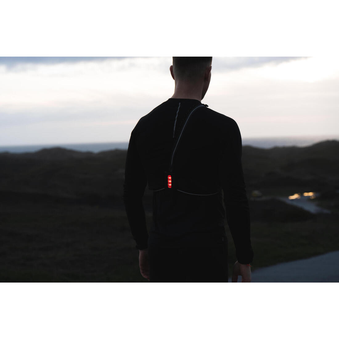 Lampe de running pectorale run light 250 fw19 noire