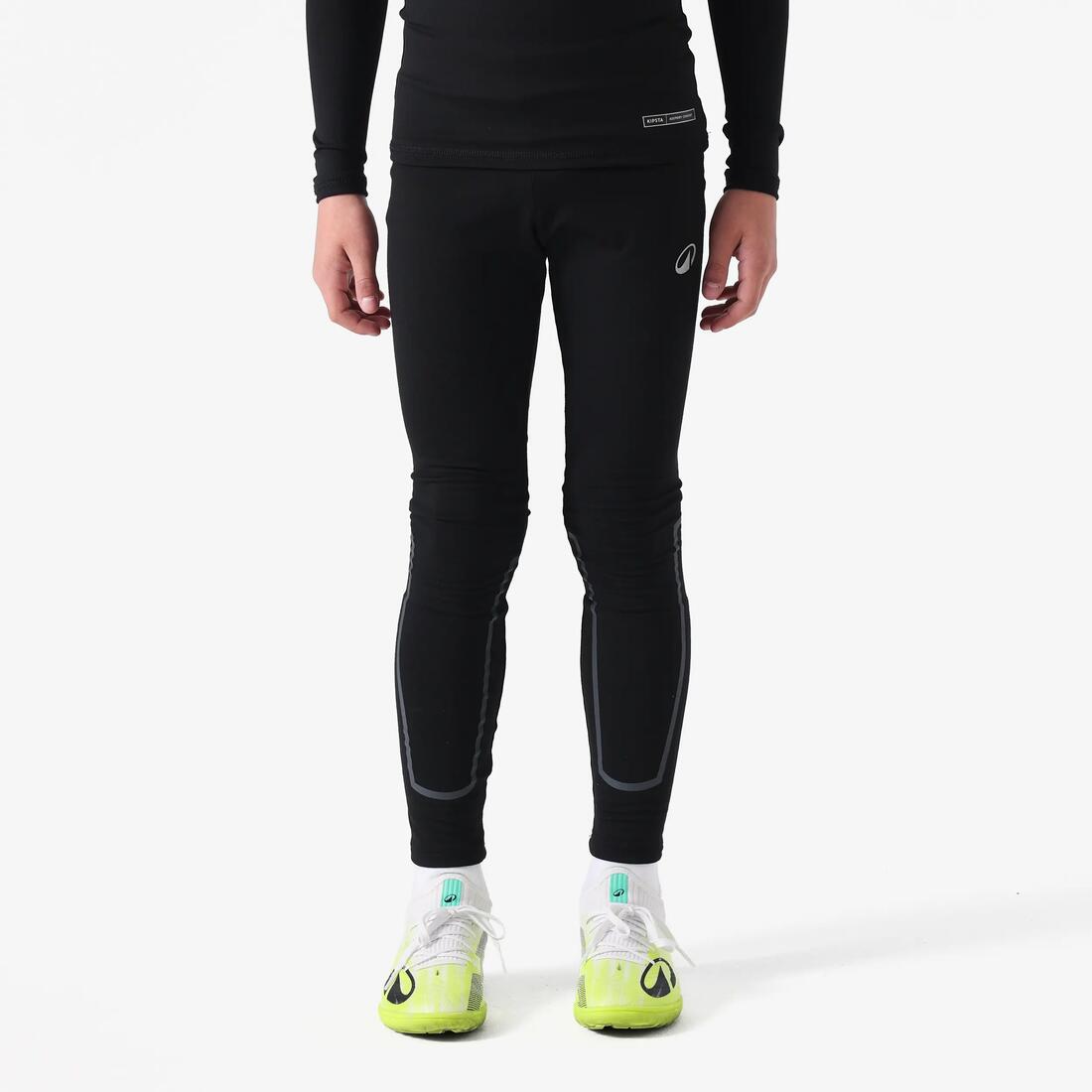 Collant de foot thermique enfant Keepconfort 100 noir