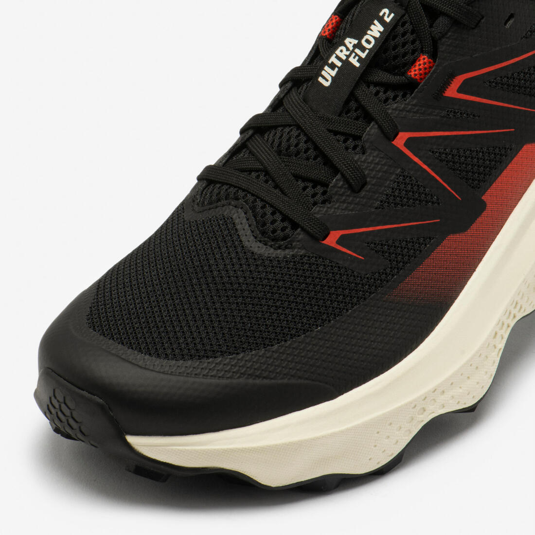 Chaussures de running trail homme, Salomon ultra flow 2, noir blanc et
