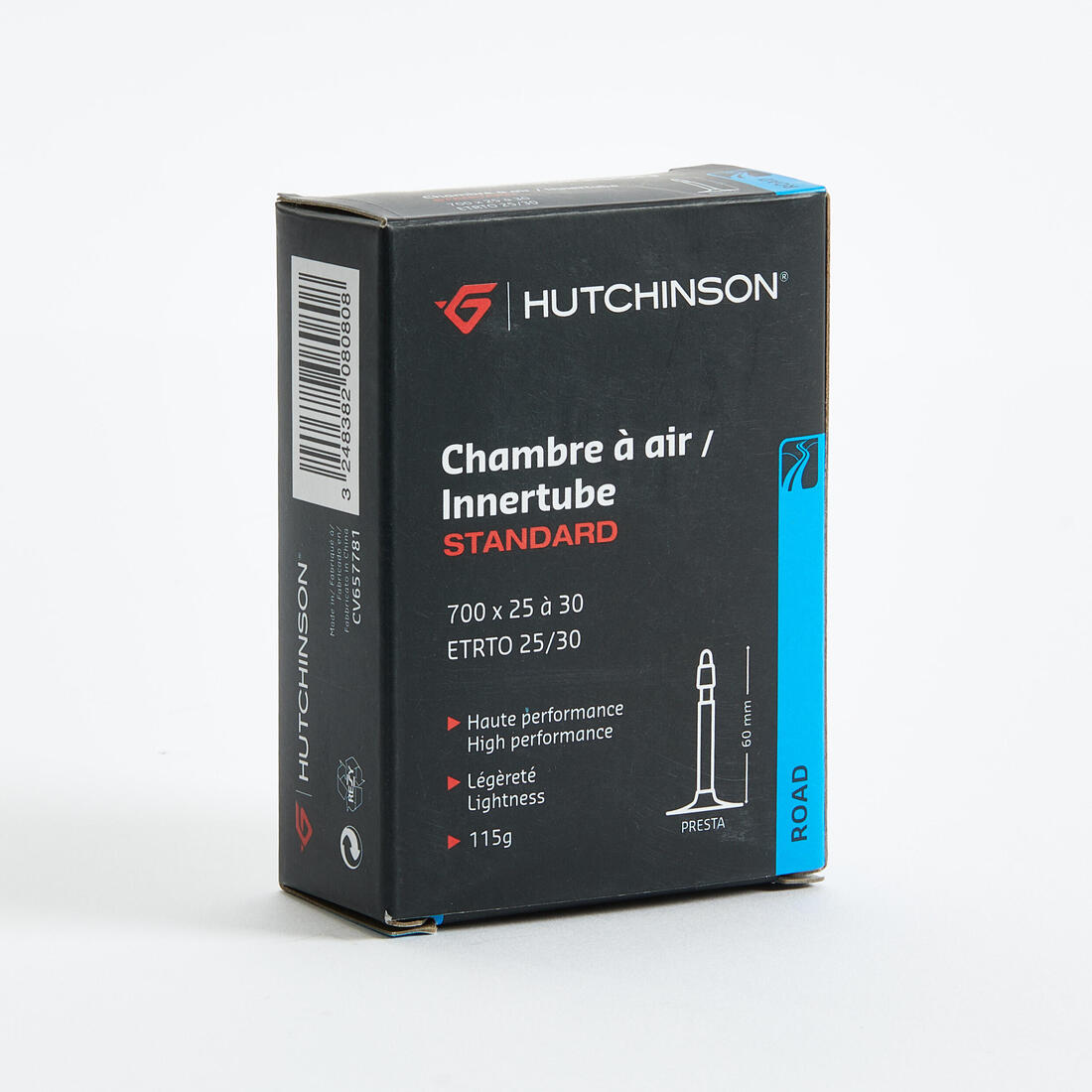 CHAMBRE A AIR ROUTE 700x25-30 PRESTA 60MM HUTCHINSON