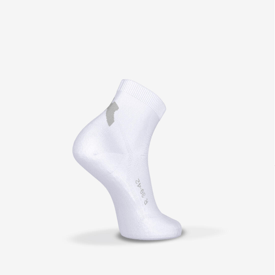 Lot de 2 paires de chaussettes de running run500 fines mid