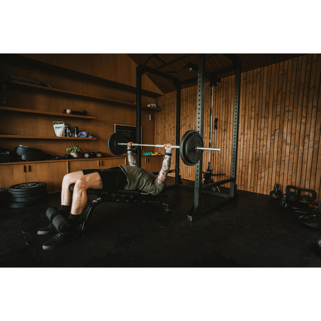Banc de musculation inclinable et déclinable résistance 300kg