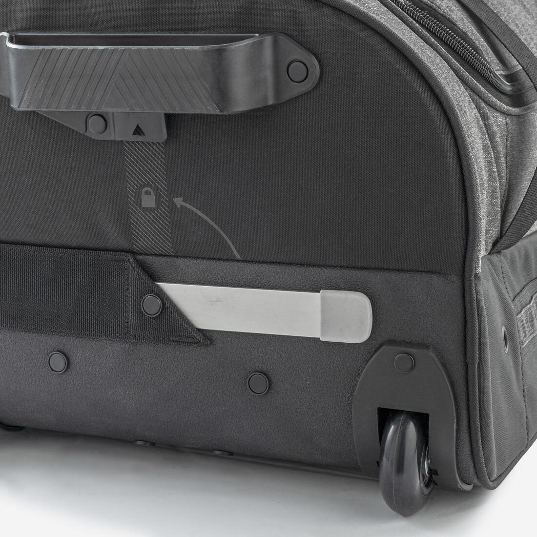 Sac de voyage 2 roues compartiment chaussures, Club 100 70L