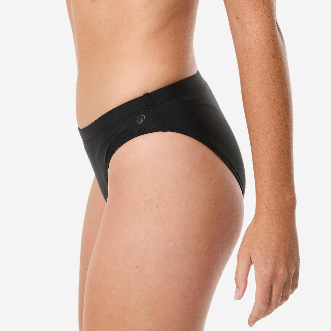 Bas de maillot de bain de natation femme, Vega noir