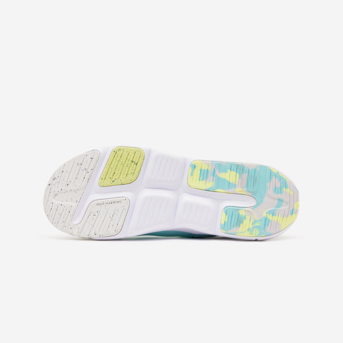 Chaussures de sport à scratch respirantes enfant, Playful Summer bleu et