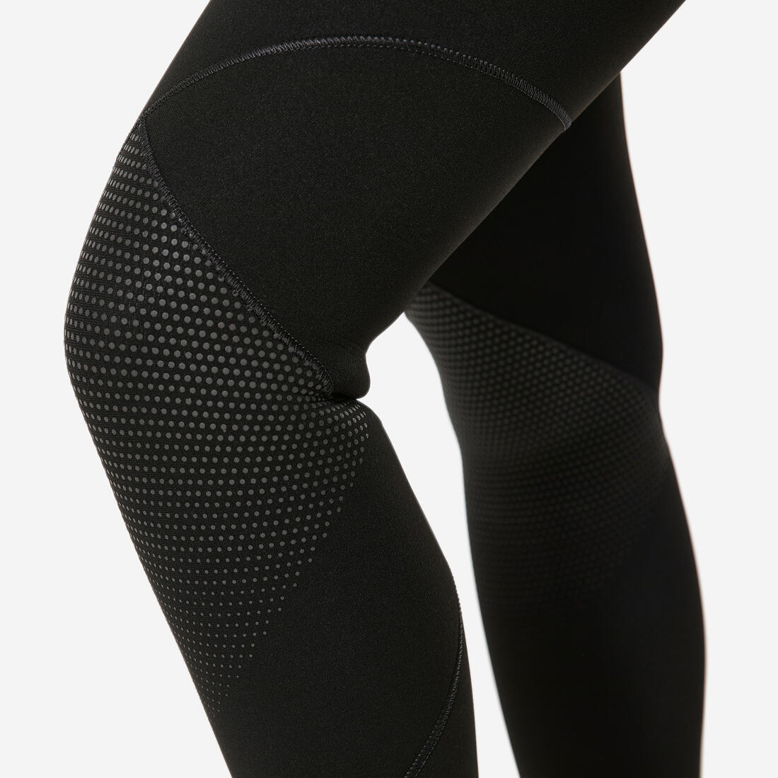 Combinaison de plongée 5mm à cagoule femme, SCD 500 Noir et bleu