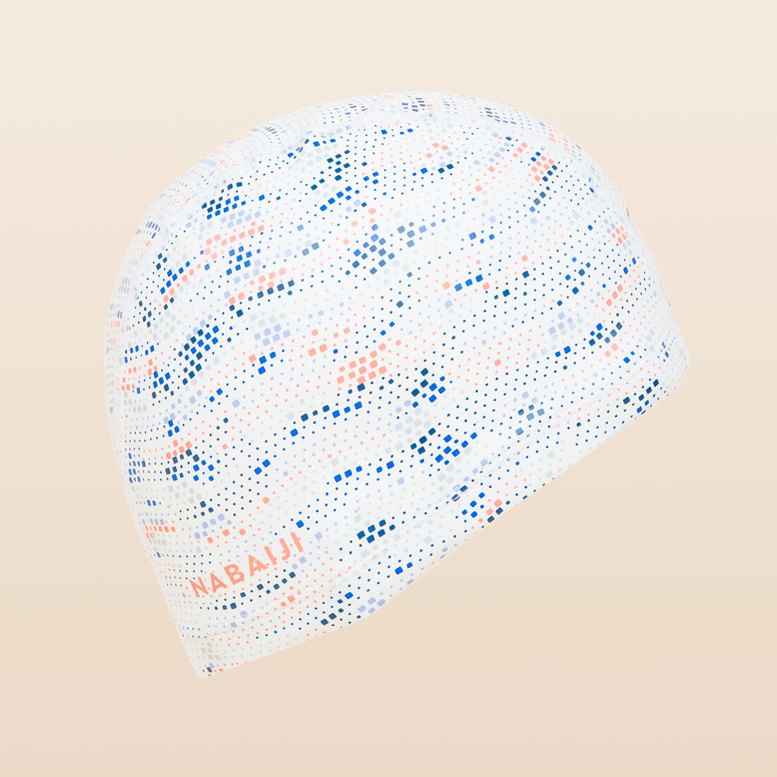 Bonnet de bain en maille enduite - tissu imprimé - taille l - canopa