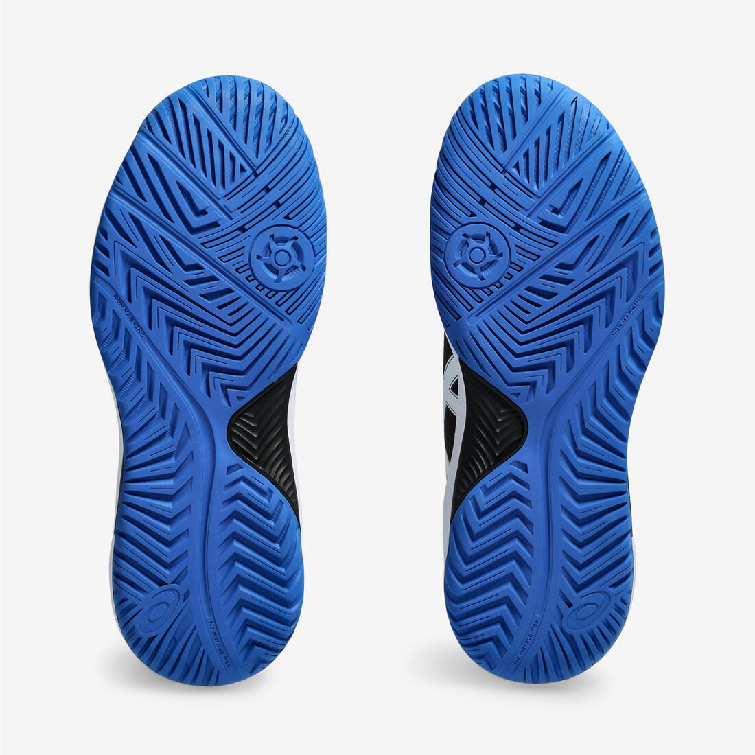 CHAUSSURES DE  TENNIS ENFANT ASICS DEDICATE NOIR BLEU