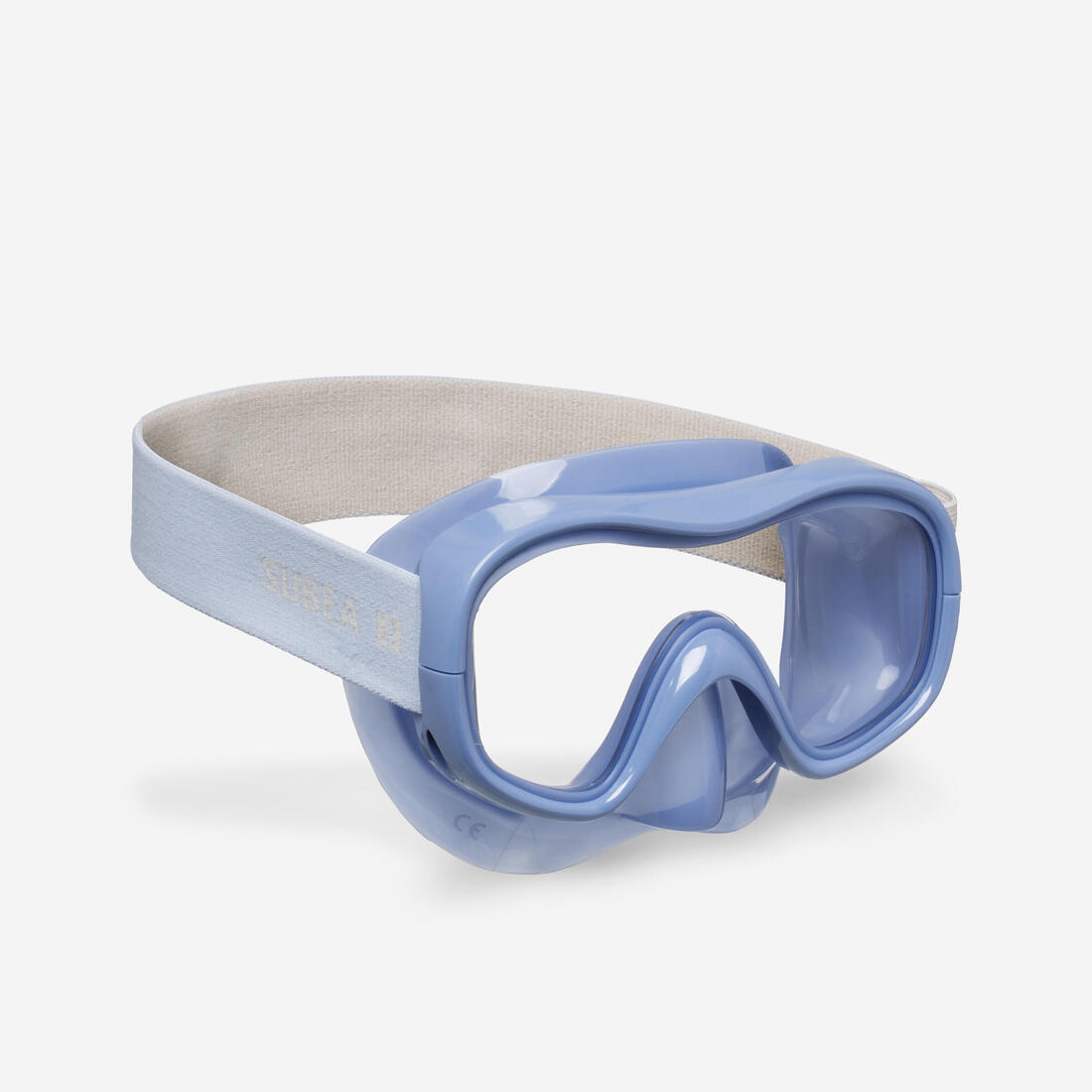 Masque plongée enfant - 100 confort menthe pastel