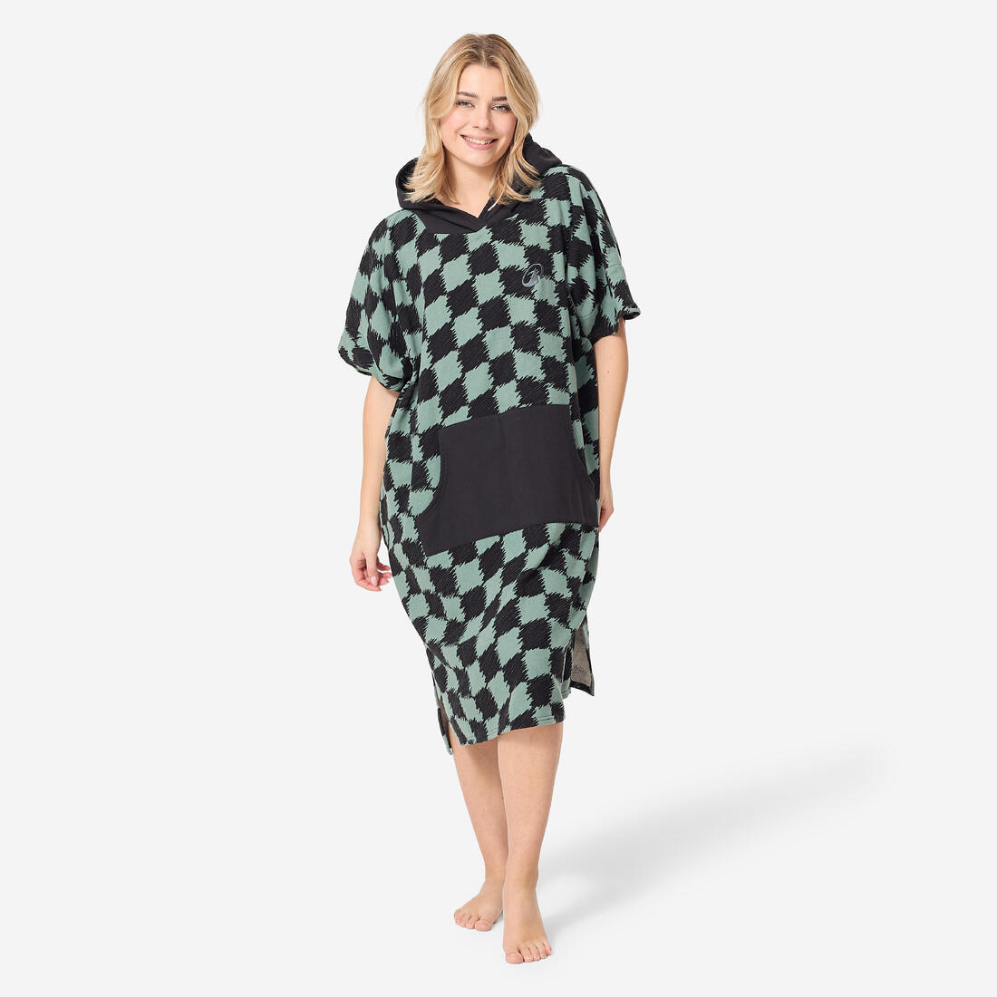 Poncho de plage surf adulte à partir de 150 cm, 500 Sunset