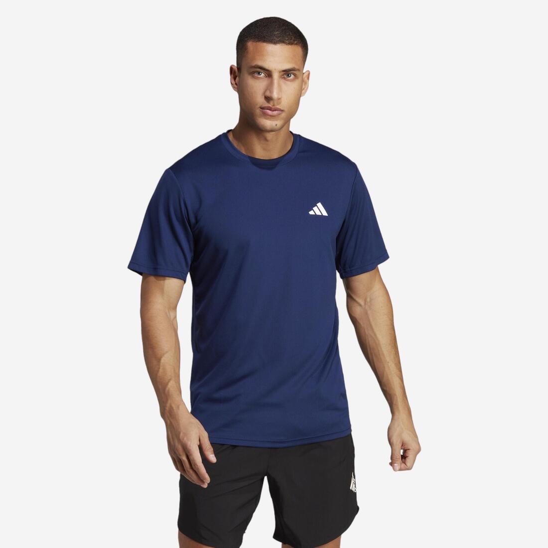 T-SHIRT DE FITNESS CARDIO ADIDAS HOMME BLEU – Default