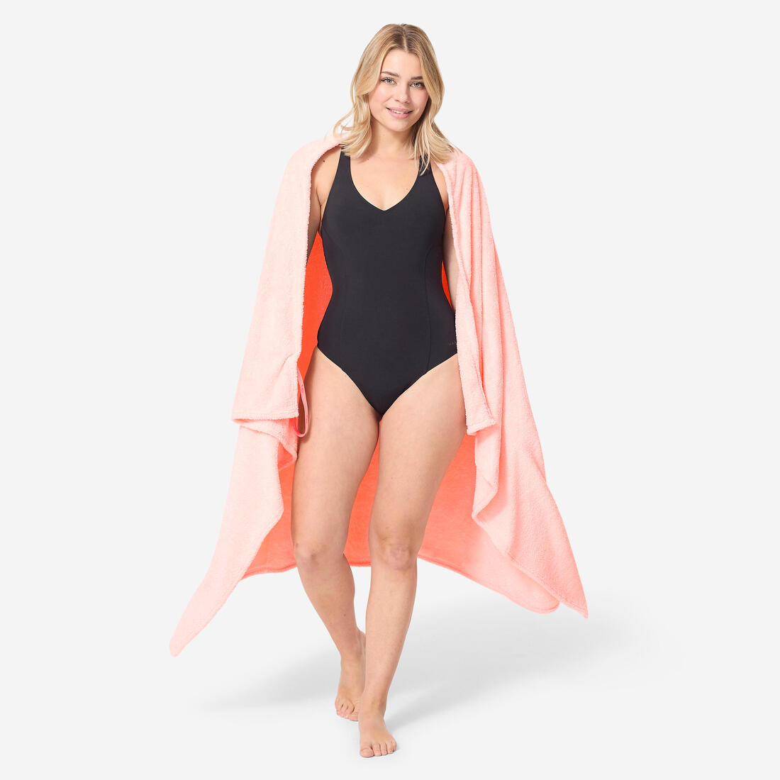 Serviette de bain microfibre ultra douce taille xl 110 x 175 cm