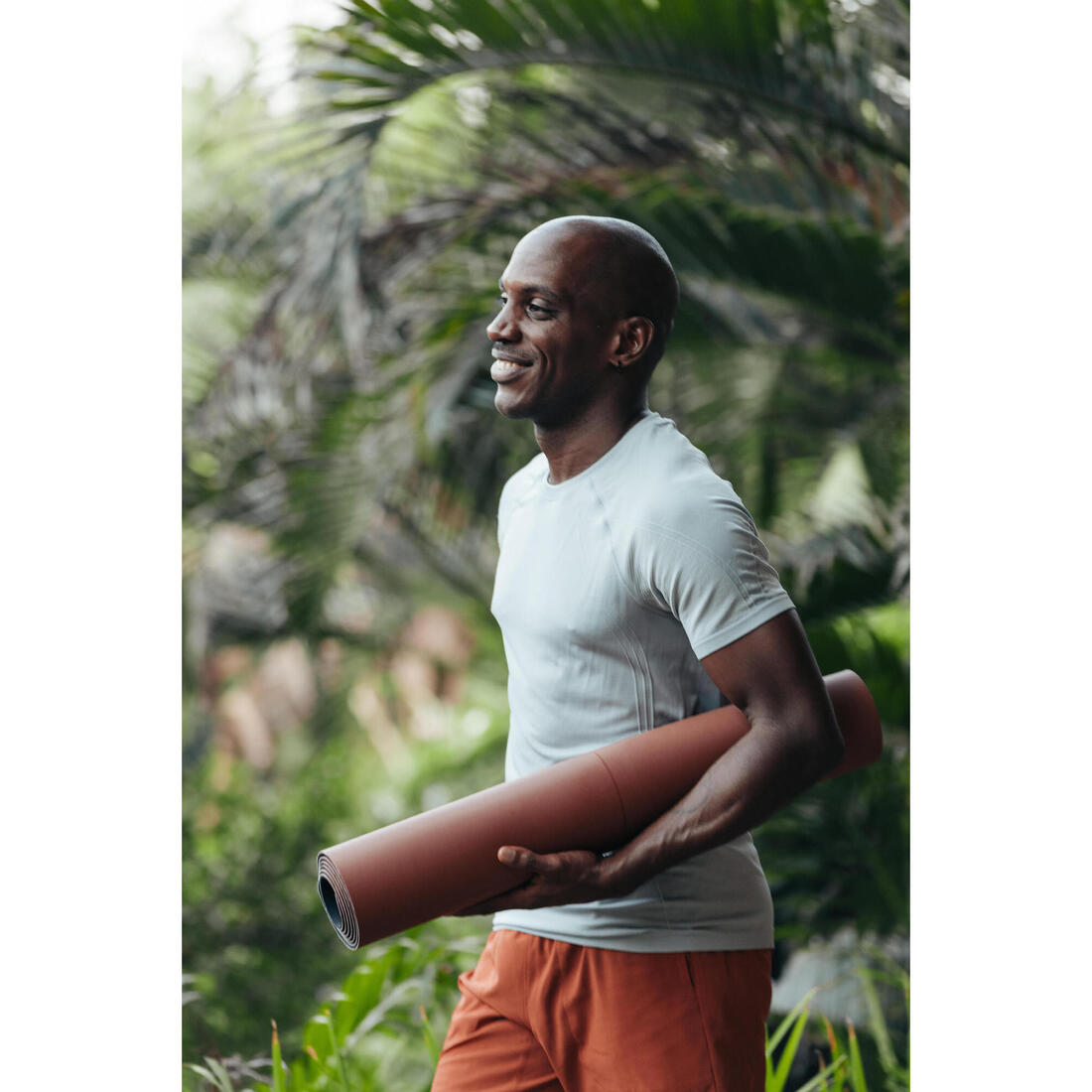T-shirt de yoga seconde peau manches courtes homme