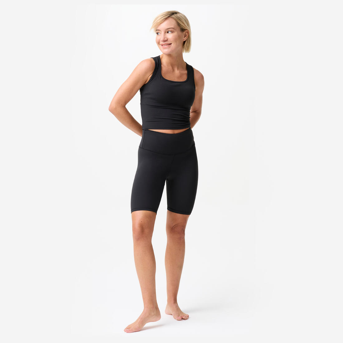 Short biker de yoga et Pilates extensible et doux, Breathe