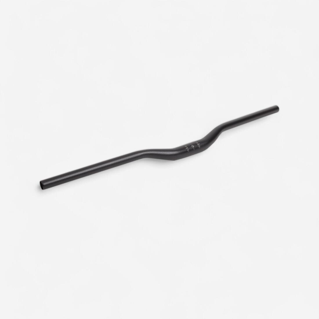 CINTRE VTT 31.8 - RISE 30MM UP=5° BACK=9° - 780MM ALUMINIUM NOIR