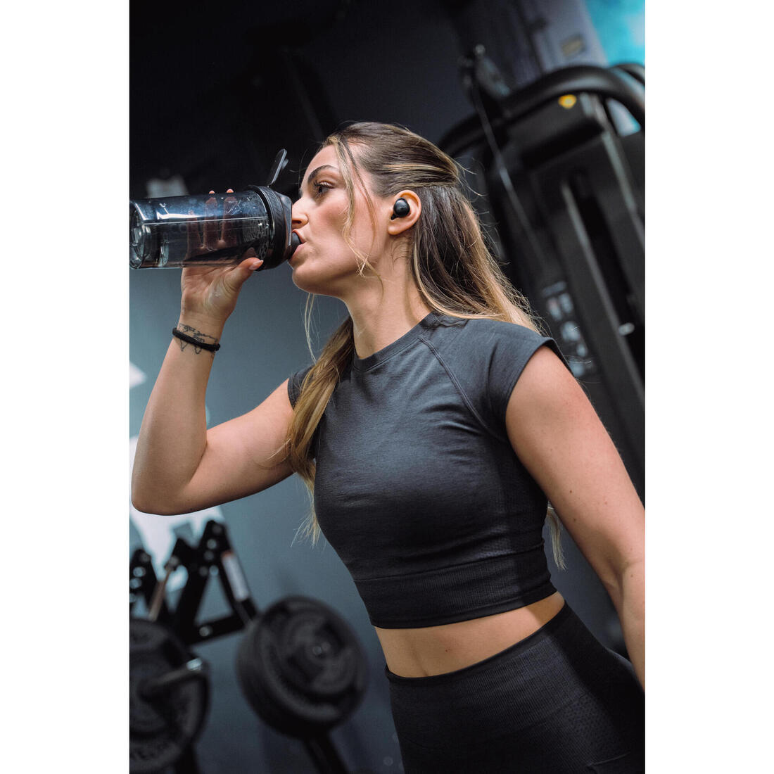 Crop top seamless de musculation femme