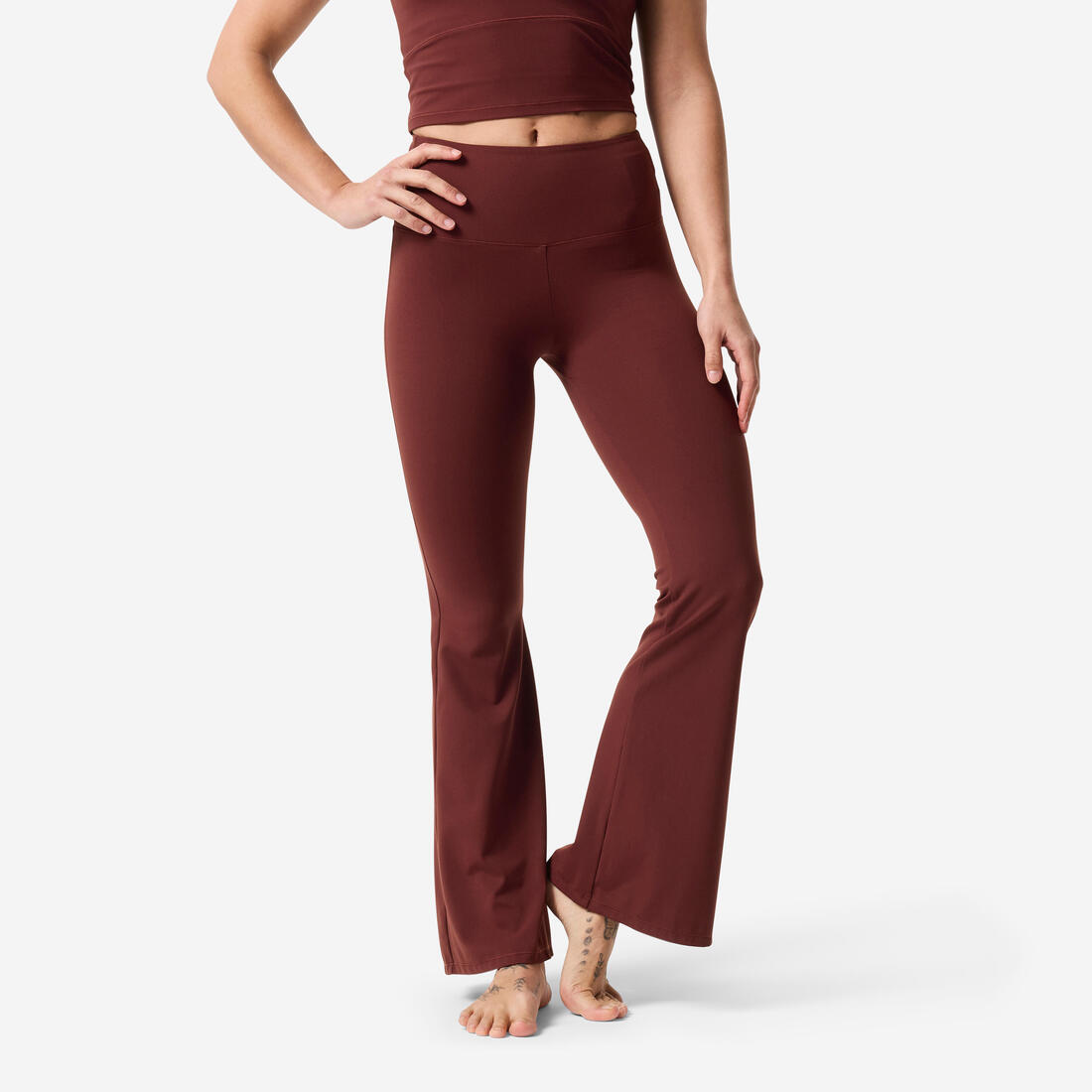 Legging de yoga et pilates flare et doux femme