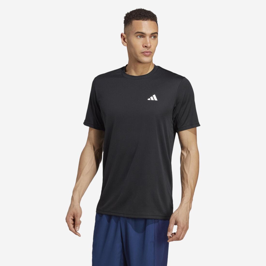 T-SHIRT DE FITNESS CARDIO ADIDAS HOMME NOIR