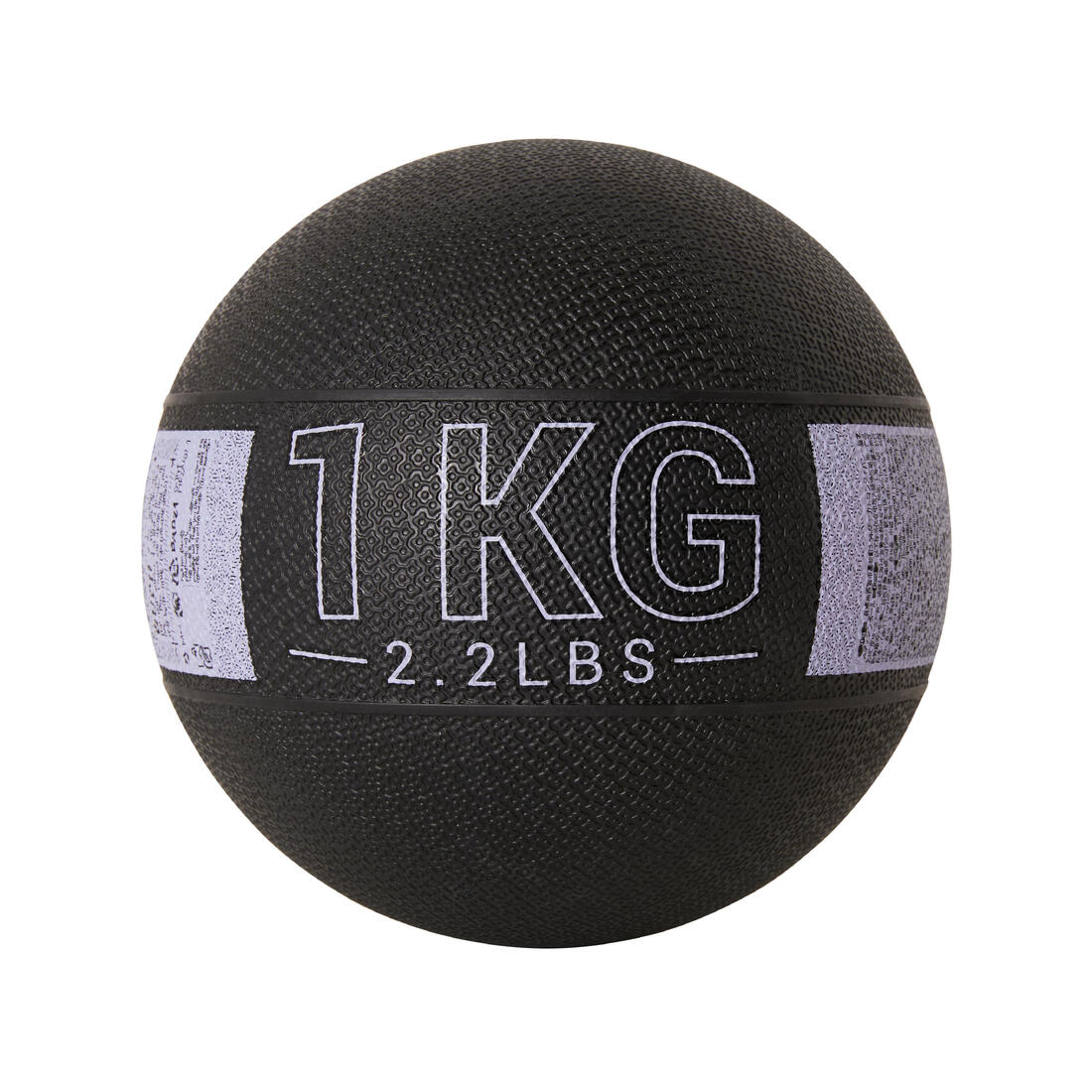Medecine Ball 1kg caoutchouc