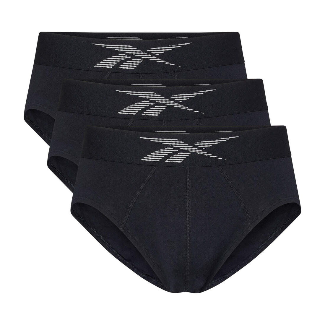 Slips en coton homme, noir, lot de 3