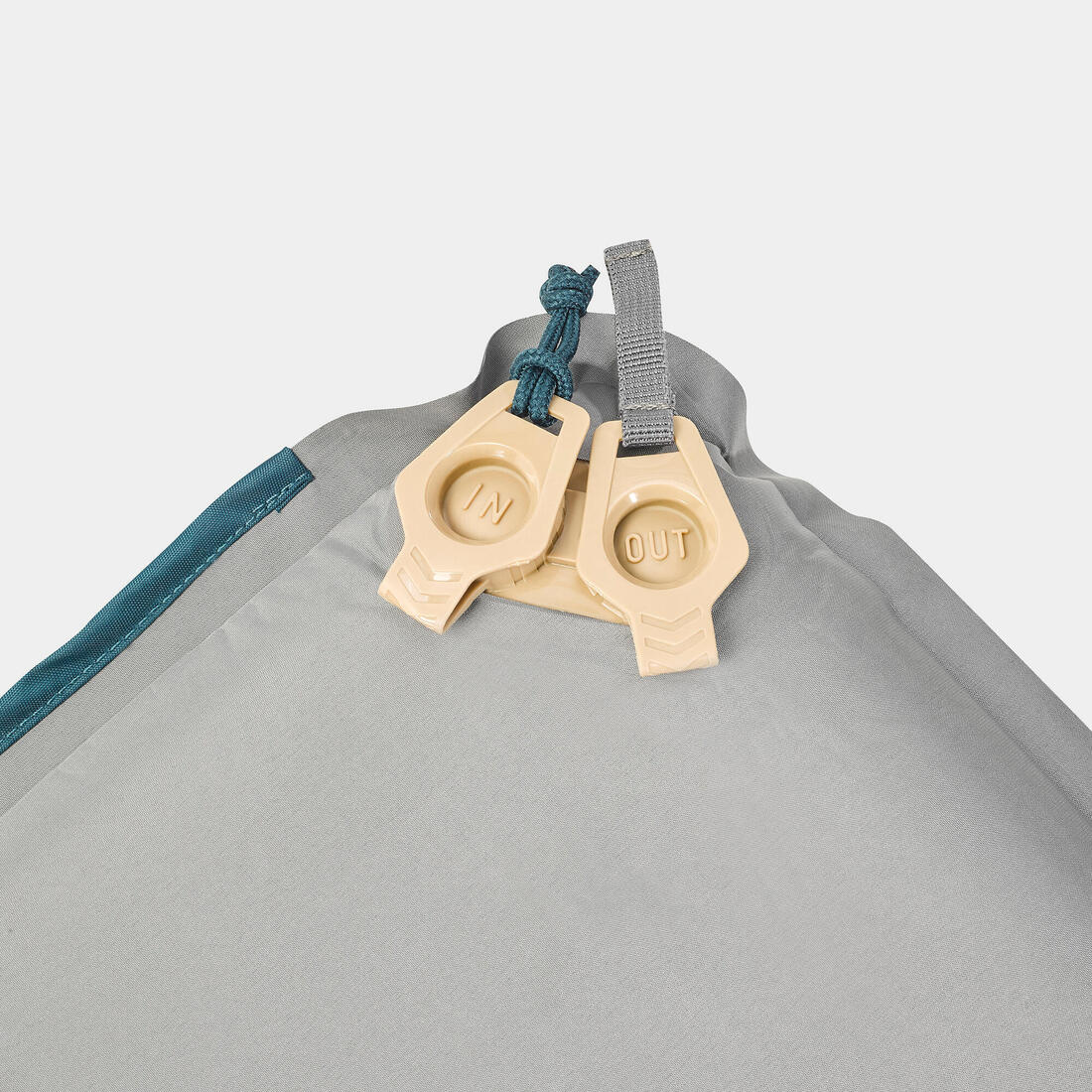 Matelas autogonflant de camping 1 personne, 190x65 cm, Comfort bleu