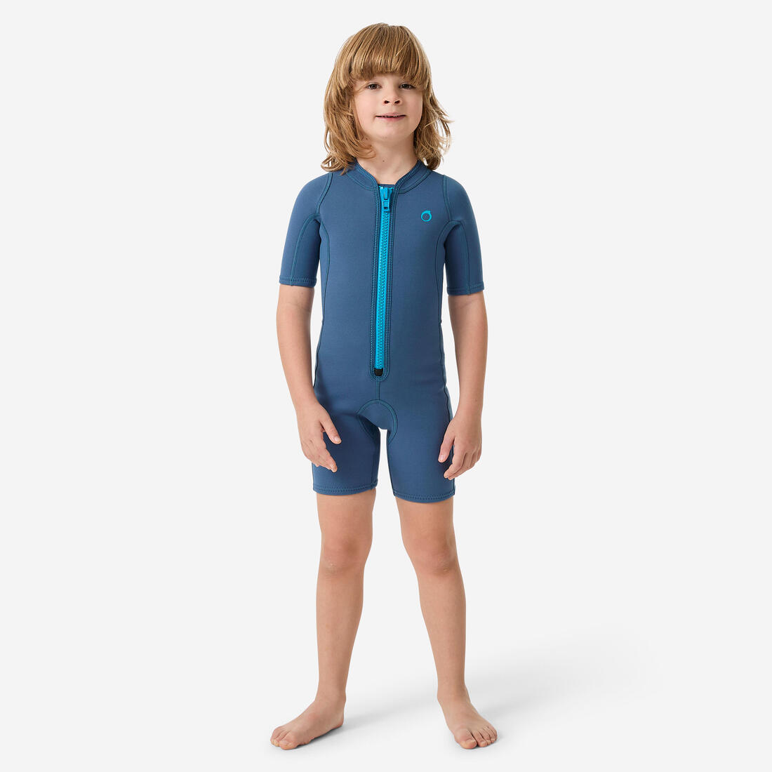 Shorty enfant néoprène 2mm, SNK 100 Jr navy